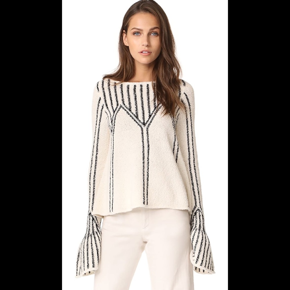 Ulla Johnson Sweater Cotton Long Sleeve Beatriz US S